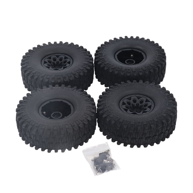 Neumático De Coche De Escalada RC, Neumático De Coche RC Estable Y Duradero Fácil De Instalar Para Coches De Escalada RC Fyydes RC Car Rubber Tire