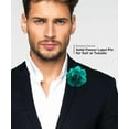 thumbnail image 4 of Vittorio Vico Men's Formal Solid Flower Lapel Pin: Flower Pin Suit Accessories Pins for Suit or Tuxedo, 4 of 234