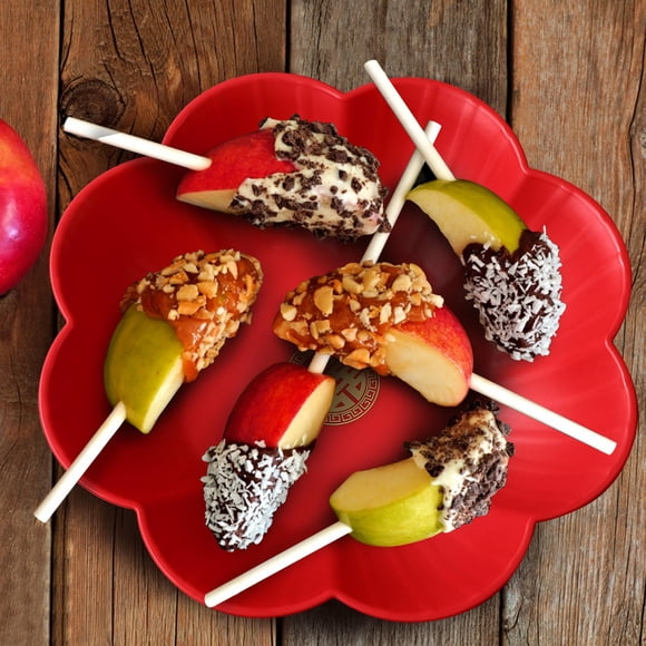 OUNONA 2Ud Bandejas Para Y Snacks Rojas Estilo Chino Retro Para Bodas Fiestas Y Hogar