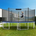 thumbnail image 5 of 15 ft Outdoor Trampoline Combo with Bounce Jump Safety Enclosure Net and Spring Pad, 5 of 5
