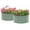 Green, variant on Outsunny Steel Raised Beds for Garden Set of 2  for Growing Flowers, Green