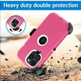 thumbnail image 2 of Aggxpf for iPhone 15 Pro Max Case with 2x Screen Protectors +Belt Clip Military Grade Drop Protection Shockproof Slim Phone Cover 6.7 Inch,Rose, 2 of 6