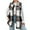 #005 Gray-A1, variant on Tianiyouqing Women's Plaid Vest Christmas Cardigan Winter Fall Flannel Vest Sleeveless Blazer Jacket Long Shacket Vest Gray M