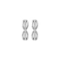 thumbnail image 2 of ARAIYA FINE JEWELRY 14K White Gold Round Diamond Hoop Earrings (1/4 cttw, I2-I3 Clarity, I-J Color), 2 of 6