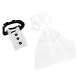 thumbnail image 4 of Copas de vino envueltas para bodas, vestidos de novia y novio, elegante decoración para recepción, despedida de soltera, banquete., 4 of 6
