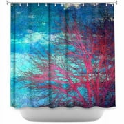 Shower Curtains - DiaNoche Designs - Abstract Tree II