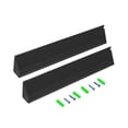 thumbnail image 4 of 2 soportes para exhibir tarjetas, estante organizador de pared, estante de almacenamiento de protección para Negro, 4 of 9