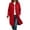 Red, variant on TGSLY Women's Long Button Down Sweatshirt Lightweight Collared Long Sleeve Cardigan Coat Relaxed Casual Solid Color Fall Winter Jacket with Pockets XXL