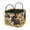 Cow Sunflower Print, variant on Uourmeti Patchwork Quilted Floral Large Capacity Quilted Storage Basket for Clothes, Polyester Folding Basket Organizer for Business Nursery