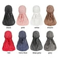 thumbnail image 3 of CYSFASHION Turbans for Women Silk Headbands Breathable Hair Ties Cozy Satin Bonnet for Sleeping Head Band Red, 3 of 7