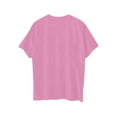 thumbnail image 3 of NAMTYQX Shirts for Teens Girls Printed Gemustertes Cool Oversized Short Sleeve Basic Scoop Neck Loose Stretchy Summer Tops for Women 2025 Pink Size L, 3 of 4