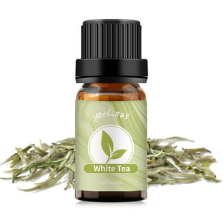 NIFFPD 100% Pure White Tea Essential Oil,(2 Pack) for Diffusers, Home Care,  Candle Making, Fragrance, Aromatherapy 10ml/0.33fl.oz 