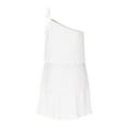 thumbnail image 6 of IROINNID Dress for Women 2023 Formal Evening Night Dress Strap Lace Up Shoulder Leakage Multi Layered Dress Peplum Dress,White, 6 of 7
