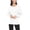 White, variant on Women's Casual Solid Jersey Knit Long Sleeve Dolman Tunic Top