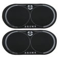 thumbnail image 1 of Parche De Bombo Doble Para Accesorios De Percusión, 2 Uds., Negro Sunnimix Parche para bajo doble, 1 of 8