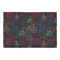 thumbnail image 2 of MKHERT Dense Bicycle Doormat Rug Home Decor Floor Mat Bath Mat 23.6x15.7 inch, 2 of 3