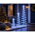 thumbnail image 2 of 3 Pack of Pure White LED Spiral Christmas Trees, 2 of 2