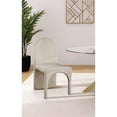 thumbnail image 7 of Meridian Furniture Summer Stone Velvet Dining Side Chair (Set of 2), 7 of 7