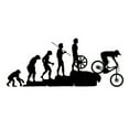 thumbnail image 4 of SPRING PARK Funny Human Evolution MTB Bike Car Vehicle Reflective Decals Sticker Decoration, 4 of 6