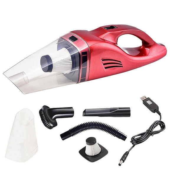 Wovilon Vehicle Mounted Vacuum Cleaner Wired Vehicle Automotive Household Dry Wet Dual-Purpose High-Power Rechargeable Hand-Held Vacuum Cleaner