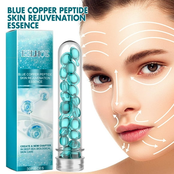 Sale Today Clearance! Blue Copper Peptide Skin Rejuvenation Serum, 30ml Anti-Aging Facial Serum, Skin Rejuvenating Peptide Serum for Younger and Glowing Skin