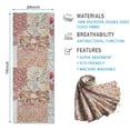 thumbnail image 2 of Pioneer Flower Floral Print Pattern Hot Yoga Mat Towel Non Slip for Hot Yoga - Quick-Drying Yoga Mat Cover with 4 Corner Pockets with Travel Bag - Hot Yoga Towel Non Slip 70"x26", 2 of 6