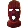 thumbnail image 7 of Unisex Full Face,3 Hole Full Face Mask Ski Mask,Winter Cap Knitted Face Mask,Balaclava Warm Outdoor Windproof Beanie Hat,Breathable Motorcycle Winter Full Face Shield Cap, 7 of 7