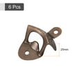 thumbnail image 3 of Unique Bargains 6pcs Wall Mounted Cast Iron Wine Beer Bottle Opener Cap Bottle Opener for Cafe Bar Restaurant Hotel, Copper, 3 of 6