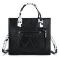 thumbnail image 4 of Wrangler Tote Bag for Women Western Cowhide Purse and Wallet Set, COW-Black, 4 of 7