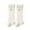 Off White(A), variant on Godderr Baby Girls Boys Socks Infant 1-3Y Cotton Socks for Newborn Non Anti Skid Toddler Knee-High Socks Long Socks Set