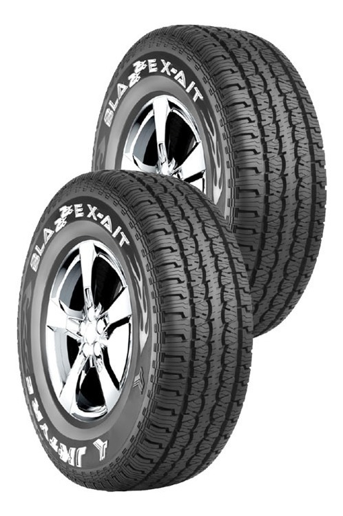 2 New JK Tyre Blazze X-A/T LT 245/75R17 Load E 10 Ply All Terrain Tires, Black Sidewall, 31.5" Diameter