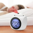 thumbnail image 3 of Agiferg Mirror Projection Clock LED Large Screen Display Mute Creative Electronic Projection Alarm Clock, 3 of 3