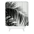 thumbnail image 2 of Society6 Anita'S & Bella'S Artwork Palm Leaves Black White Vibes Shower Curtain 71" x 74", 2 of 3