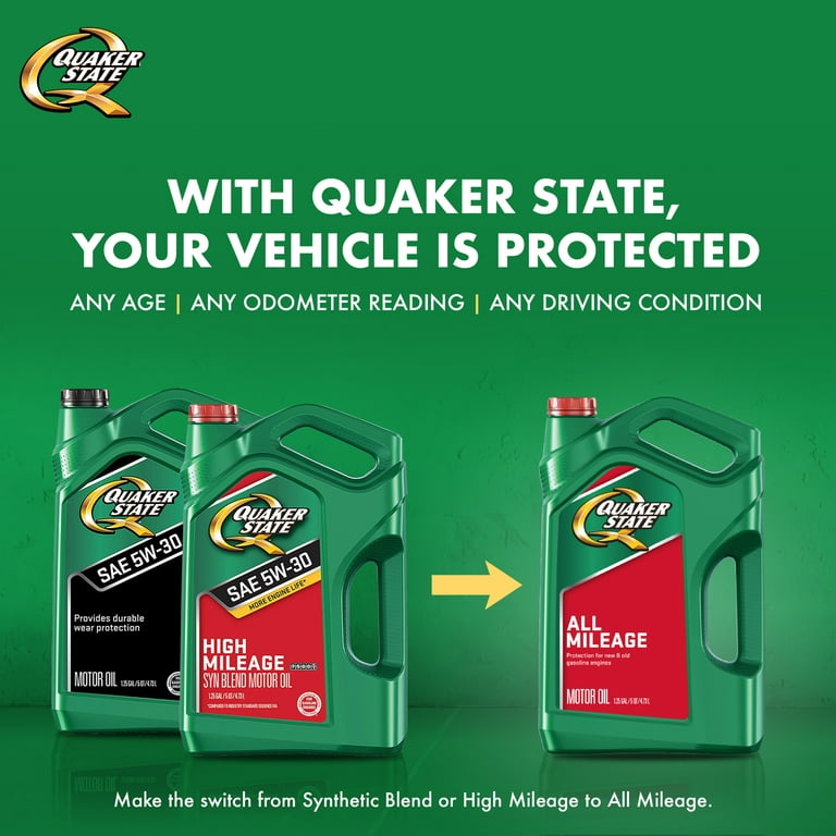 Quaker State Full Synthetic 5W-30 Motor Oil, 5-Quart 