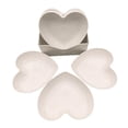 thumbnail image 2 of Platos en forma de corazón, platos para servir frutas, decorativos, plato de corazón, bandeja para servir el día de San Valentín, para dulces, nueces, Blanco, 2 of 10