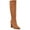 Medium Natural, variant on NINE WEST Womens Beige Comfort Danee Pointy Toe Block Heel Zip-Up Leather Boots Shoes 7 M