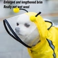 thumbnail image 2 of Bee Shape Pet Dog Raincoat with Reflective Stripe,Waterproof Breathable Rain Jacket,Rain Jacket Full Body Coverage with Hat,Cute Hooded Poncho for Small Medium Dog (Yellow, XXL), 2 of 5