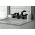 thumbnail image 2 of Kingston Brass KS4985CKL Kaiser Widespread Bathroom Faucet with Brass Pop-Up, Oil Rubbed Bronze, 2 of 8