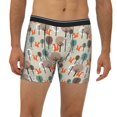 thumbnail image 2 of Men'S Boxer Briefs, Squirrels And Trees Soft And Breathable Mens Underwear Boxer Briefs With Widen Waist, 2 of 2