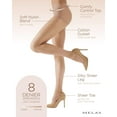 thumbnail image 3 of Melas Women's Bare Control Top 8 Denier Ultra-Sheer Pantyhose - Mens - Male, 3 of 7