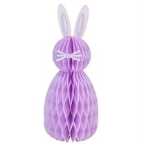 NANIL Easter Hanging Honeycomb Decoration, Easter Bunny 3D Paper Honeycomb Party Decorations Table Centerpieces, Bunny Hanging Tree Ornament for Spring Party