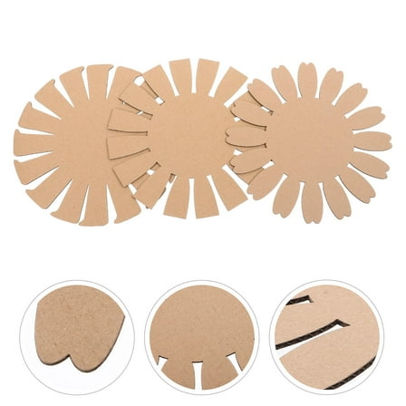 Phenofice Weaving Paper Paper Basket Weaving Material Khaki DIY Making School Activities 3Pcs