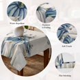 thumbnail image 5 of Blue Pumpkins Fall Table Cloth Waterproof Tablecloths, Thanksgiving Eucalyptus Leaf Rustic Tablecloth Dining Table Cover for Kitchen Party Tabletop Outdoor, Rectangle Tablecloth 60x84 Inch, 5 of 9