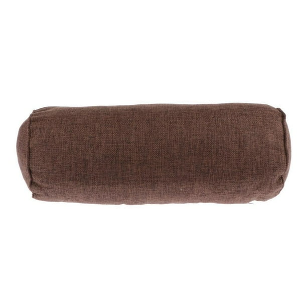 Almohada de Masaje Facial Ergonómica para Viajes - Suave Cojín de Cuello Fibra de Bambú café