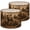 Color 1, variant on Linen Drum Lampshades Rustic Cabin Bear Moose Deer Wildlife Brown Bear Family 13"x13"x10" Light Shade for Table Lamps Floor Lamp Shades Lampshade Replacement Assembly Required