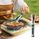 thumbnail image 1 of Pinzas de acero inoxidable para barbacoa con mecanismo de bloqueo y puntas dentadas | Pinzas de cocina de 30 cm para hornear, cortar carne, verduras y cocinar al aire libre | Paquete de 1, 1 of 5