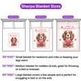 thumbnail image 5 of Happy Valentine's Day Cavalier King Charles Spaniel Brings Love Heart Cozy Sherpa Blanket Dog Lover Gifts Warm Soft Throw Blanket - 02028, 5 of 5