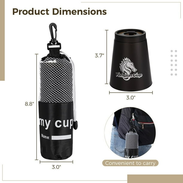 Set De 12 Vasos Apilables Deportivos – Juegos De Velocidad Y Destreza Para Competiciones, Fiestas Y Entrenamiento, Con Agujeros Para Flujo De Aire, Incluye Bolsa De Transporte