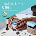 thumbnail image 4 of Chai Latte by Four Sigmatic | Organic Instant Chai Latte with Turkey Tail, Reishi Mushrooms & Coconut Milk Powder | Supports Gut & Digestion Health | Decaf, No Dairy & Gluten-Free | 10 Count, 4 of 5