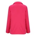 thumbnail image 5 of Women's Open Front Blazer Long Sleeve Lightweight Suit Jacket Business Office Work Professional Casual Outfits, 5 of 7
